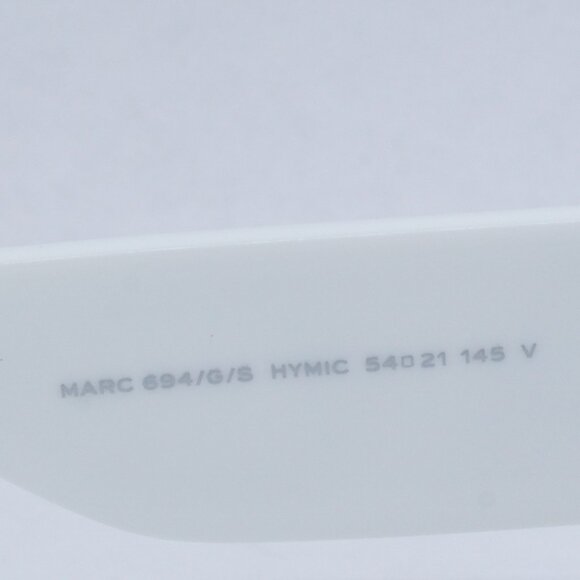Marc Jacobs MARC694/G/S 0HYMIC Sunglasses White Oval Frame, Grey Mirror Lenses - Picture 6 of 11